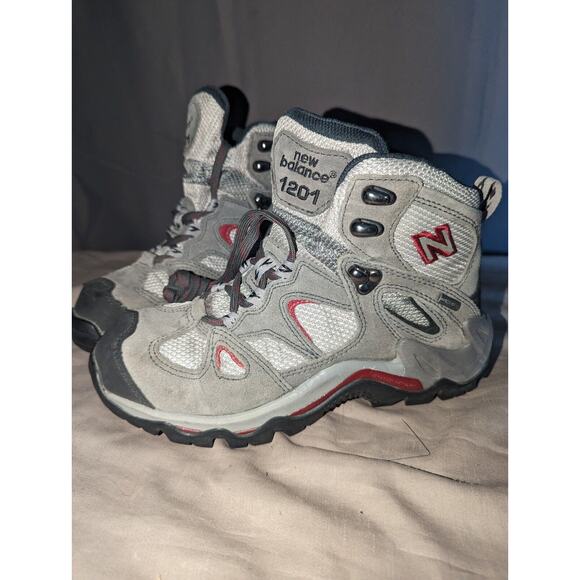 New Balance Womens 6 Hiking Boots 1201 Terra Stryder Ankle Lace Up Gray - Picture 3 of 10